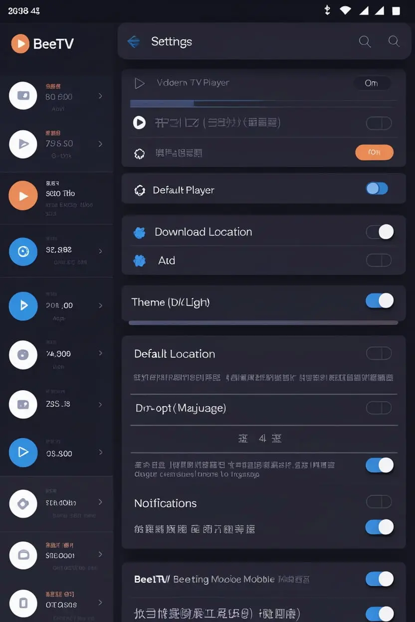 BeeTV Settings - Customize your experience
